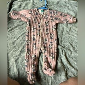 Minnie Mouse quilted Onesie